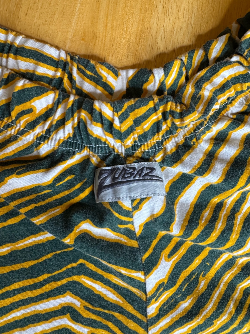 Zubaz Pants Green and Yellow